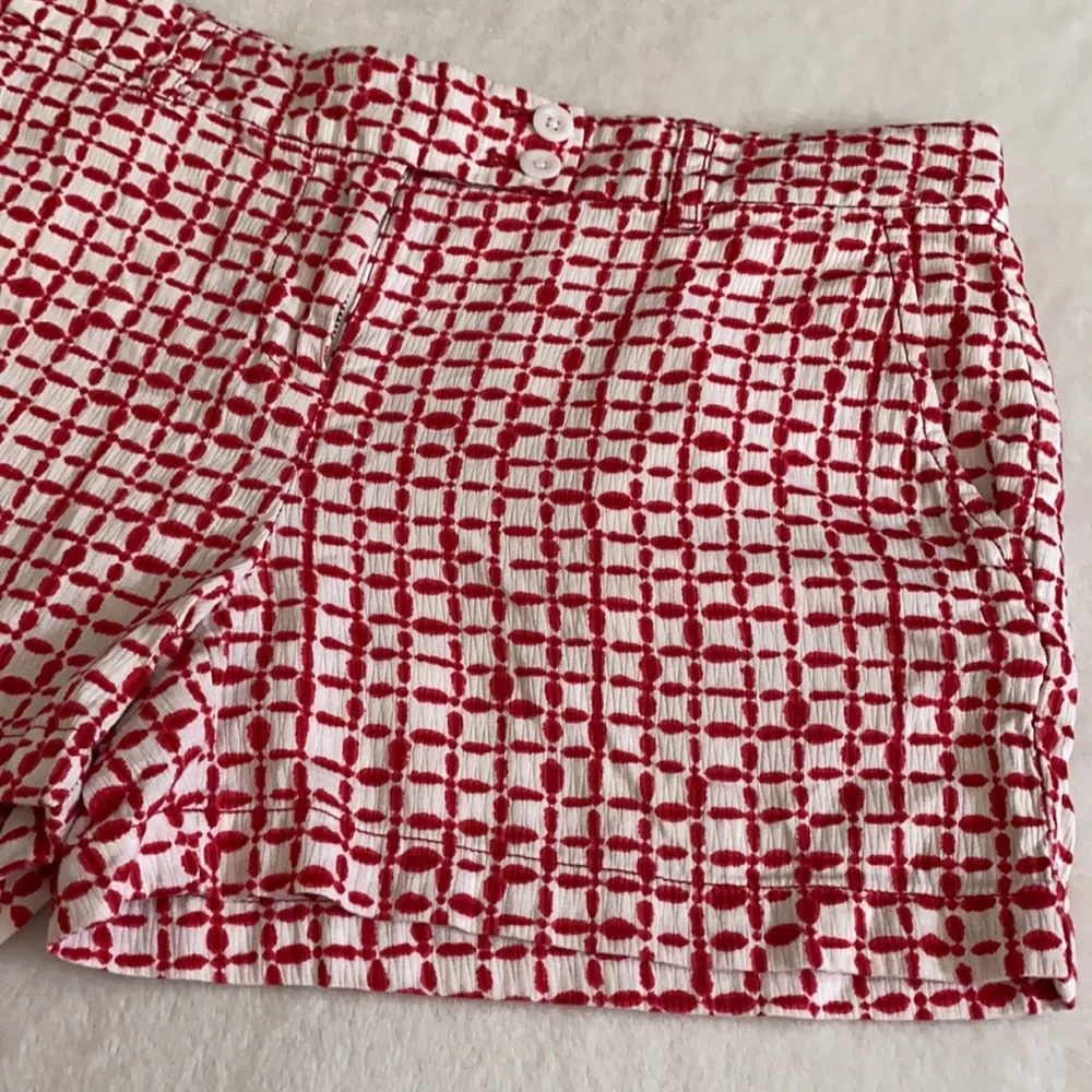 Vineyard Vines | Tie Dye Squares Print Shorts 100% Cotton 2H0297 Red/White (6) - Picture 6 of 16